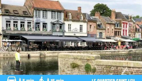 GRAND T2 GARE AMIENS TOUT CONFORT 2PERS WIFI - Foto 2