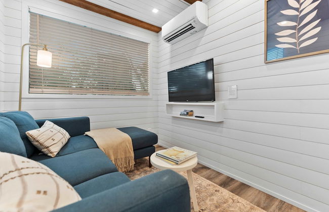 Pecan Grove Container Tiny Home Country Setting 12 min to Baylor Magnolia - Foto 28