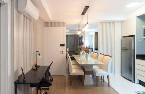 Luxo na Gleba com ar na sala e quarto, lava e seca e academia - Foto 1