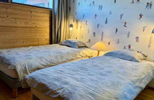 Bel appartement spacieux 10 pers, balcon, parking, proche pistes - FR-1-344-771 - Foto 16