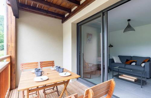 Appartement 4 personnes proche lac de Génos - FR-1-695-77 - Foto 14