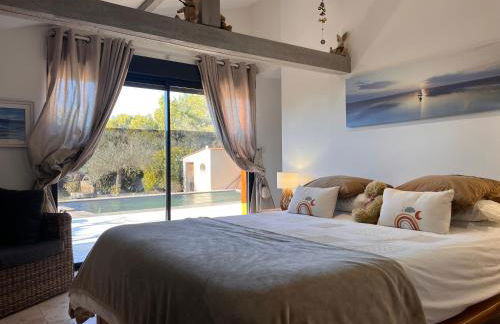 VILLA au calme avec VUE MAGNIFIQUE -entièrement climatisée - piscine - Photo 23