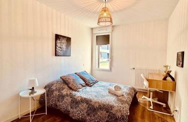 Appartement 2 chambres cosy proche aéroport et MEETT au pied du tram - Foto 4