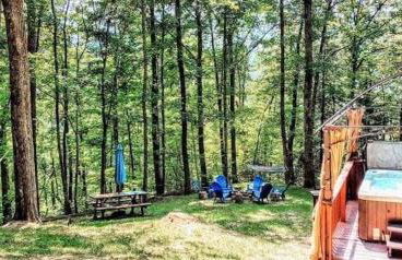 Trailseeker Cabin w King Bed Hot Tub at Red River Gorge Natural Bridge - Foto 46