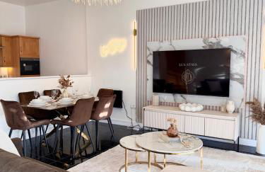 Lux 2-Bed City Centre Apartment Sleeps 6 Free Parking Balcony Near Leeds Station & Millennium Square view - Foto 9