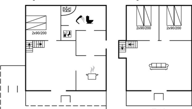 "Bjarnger" - 200m from the sea - Foto 2, Floorplan