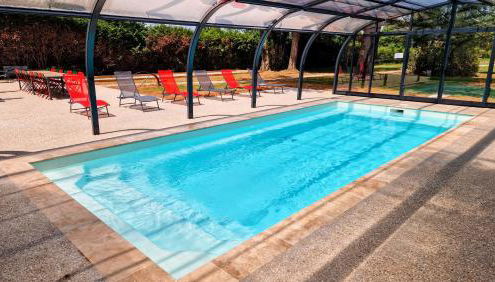 La Villa 1848 by Vindihouses - piscine chauffée - sauna - billard - babyfoot - Foto 4, sunbed