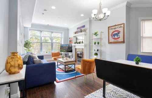 Game Day Getaway - 3BR in Vibrant Wrigleyville - Foto 1
