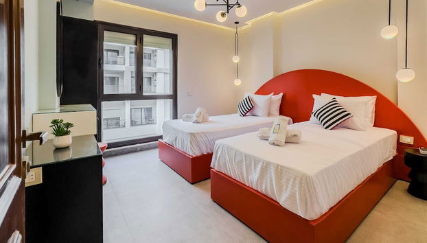 Ample & Artistic 2bdr Apt. 5 min to CAI Airport - Foto 3, Habitación