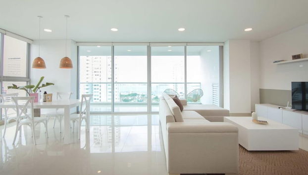 w Modern 2BR w AC in Paradisiac Cartagena - Foto 2, Habitación