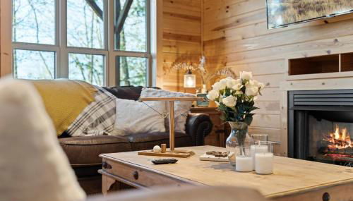 Cabin 3 Mtn View Cabin Near River with Hot Tub and Fire Pit - Foto 5