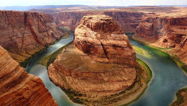 Vista aérea da Horseshoe Bend