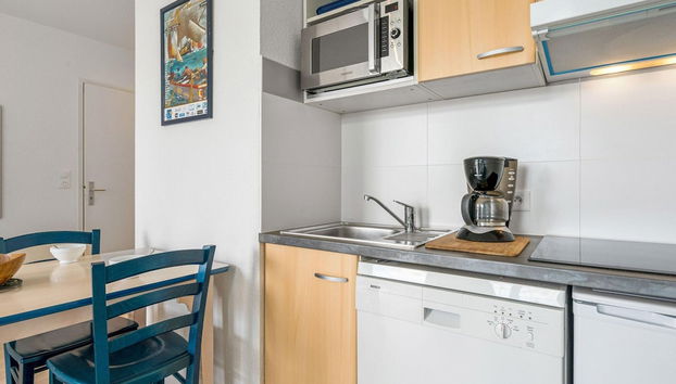 Residence La Voile D'or, L'ile-aux-moines - Foto 4, Eigene Küche