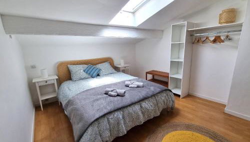 T2 calme proche plage Bonporteau avec Clim et parking - Foto 5, towels, storage