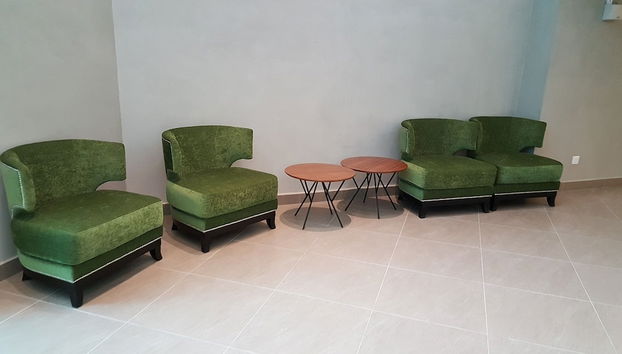 Zona de estar del vestíbulo