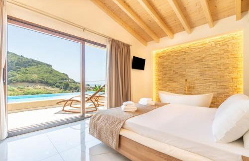 villa vasillis-heated swimming pool with infinity view - Foto 8