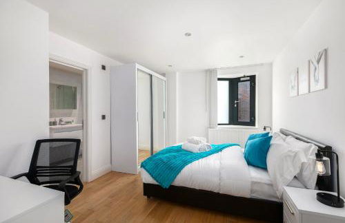 Modern Hoxton 2 Bed, 2 Bath Apartment with Balcony Sleeps 6 - Foto 11