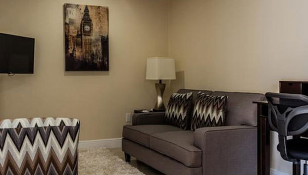 Zona de estar del vestíbulo