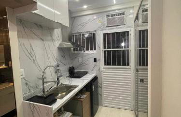 Adorável Tiny house 5, ar, cozinha completa, wifi e tv smart - Foto 30