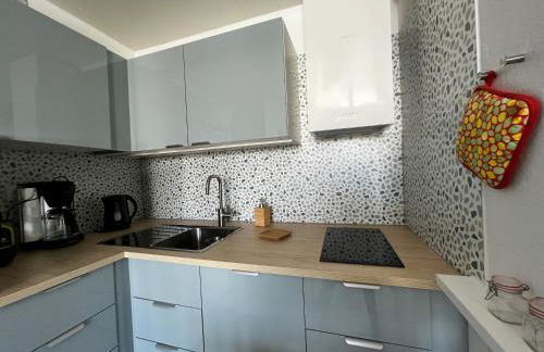 T3 - TERRASSE 30 m2 VUE OCEAN, 2 CHAMBRES, parking privatif et piscine en été - Foto 12