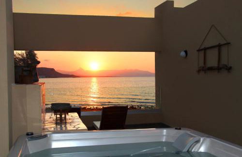 Kimona Villa Seafront Swimming Pool Jacuzzi 6 Bedrooms 21 PAX Kouvohori Villas Crete - Photo 8