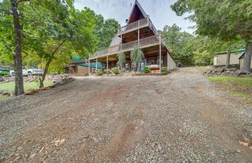 Lake Eufaula Cabin with Hot Tub and Large Deck - Foto 42