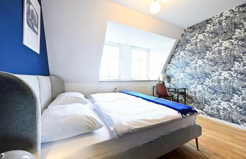 Rosengarten Apartments Fürth, Moderne Serviced Apartments in Citylage, ganze Ferienwohnung 50 m2, nahe Nürnberg, Metro, Sauna, Frühstück & Parkplatz - Foto 21