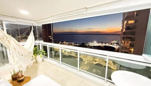 Apto estiloso com vista para baía - Foto 2