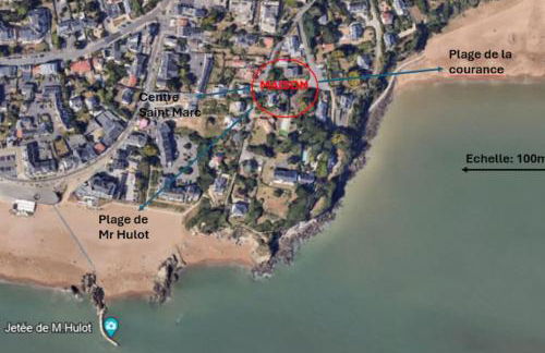 Vue Mer 2 pas des plages 10 pers 4 chambres Villa KER LOT PLAGE - Foto 30