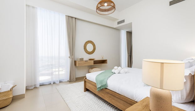 Waves - High-Rise Elegance: 2BR Apt with Marina Views - Foto 4, Habitación