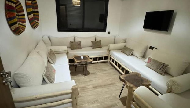 Family Apartment in Marrakech - Foto 4, Sala de estar