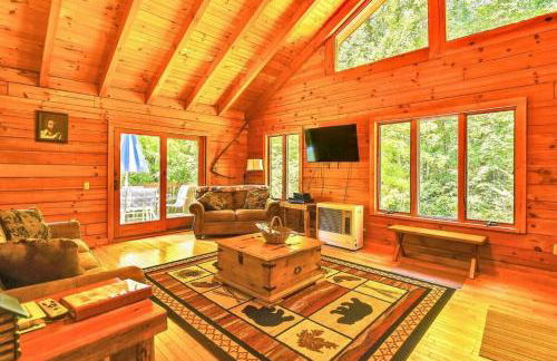 Deluxe Log Cabin with a Hot Tub in the Smoky Mountains of North Carolina - Foto 15