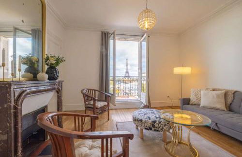 Eiffel Tower View 3BR Balcony - Foto 1