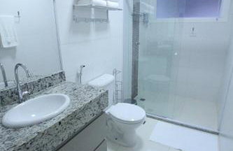 Apto22-Lindo -3 quartos- em Santos-SP com ar condicionado - Foto 17