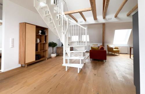 Modernes Maisonette-Apartment mit Terrasse I Augsburg City - Foto 4