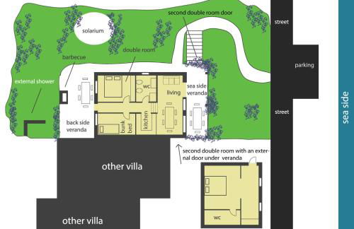 LA TERRAZZA SUL MARE - panoramic cottage overlooking sea and Caprera island in a quiet residential area - 150 mt from the sea - Photo 40