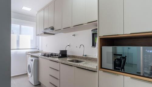 Central Novo 2 Qtos com ar, academia e lava e seca - Foto 5