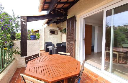 Bel appartement au calme avec terrasse aperçu mer, jardinet et piscine - Foto 22