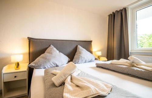 Messe-Apartment für 5 Gäste mit Balkon und Lift - Foto 16