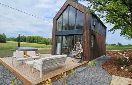 Vilanovka - domki z prywatną balią przy stawie i lesie - Foto 13