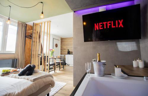 Ecrin des Alpes, Jacuzzi, Netflix, Ambiance chalet - Foto 10