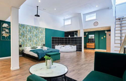 NG Prestige - Nain I Suite Spa Privatif Premium I Jacuzzi - Sauna - Netflix - Projecteur - Foto 29