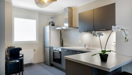 2 bright bedrooms, terrace & parking, near Geneva - Foto 3, stove