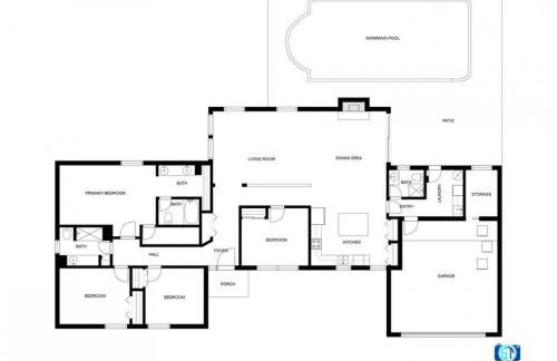 Large pool home and blocks away from the beach - Foto 8