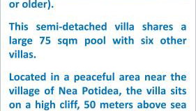 Blue Pastel-cliffside villa, shared pool, wild sandy beach nearby - Foto 3