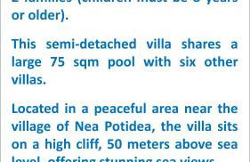 Blue Pastel-cliffside villa, shared pool, wild sandy beach nearby - Foto 3