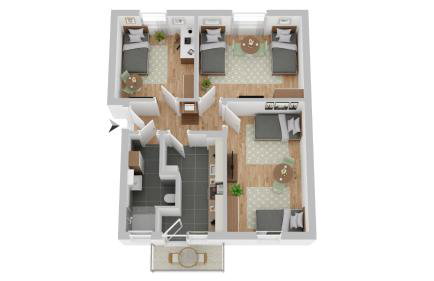 CosyHomes24 - TOP traffic connection and balcony - UN02a - Foto 7