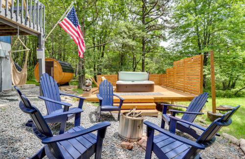 Hot Tub, Fire Pit and Barrel Sauna Poconos Abode - Foto 5