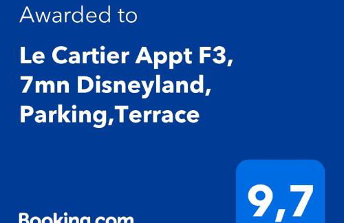 Le Cartier Appt F3, 7mn Disneyland, Parking,Terrace - Foto 57