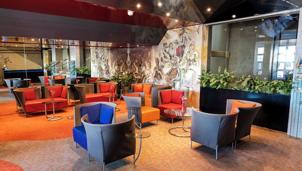 Zona de estar del vestíbulo